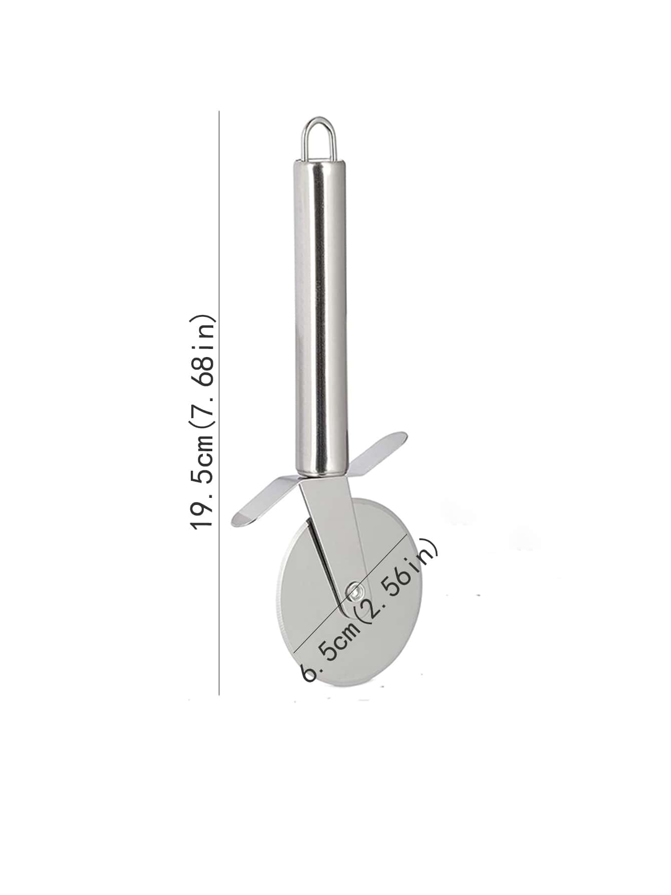 Effortlessly Roll Out Perfect Pizza with this Stainless Steel Pizza Wheel Knife