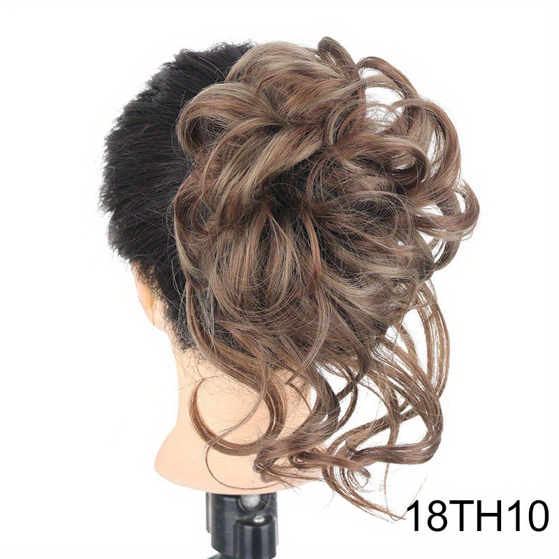 Easy-Attach Curly Bun Scrunchie
