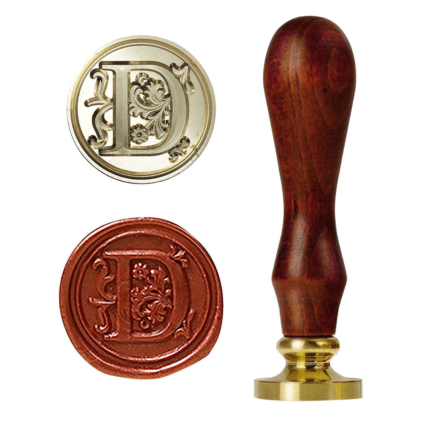 1pc Letter A-M Wax Seal Stamp Vintage Retro