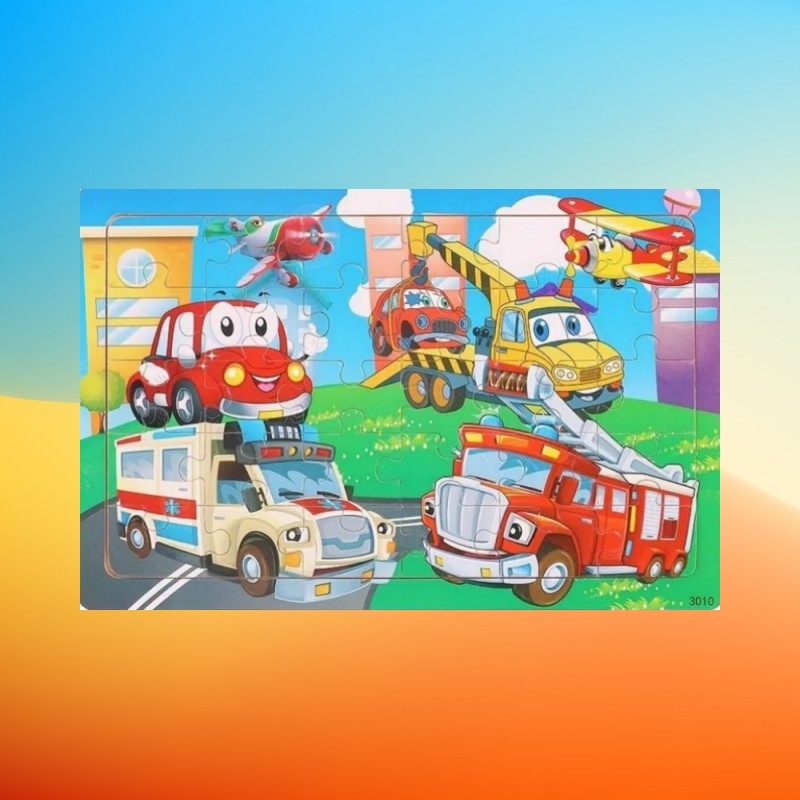 30PCS Colorful Jigsaw Puzzles For Kids Age 3-5 Preschool Educational Brain Teaser Boards Toys Toddler Children Learning Puzzles, Halloween/Christmas Gift