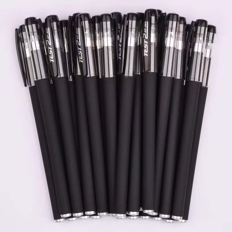 10-Piece Gel Pen Set: Perfect For Students, Exams, Office & School - Red, Black, Water & Carbon Pens!