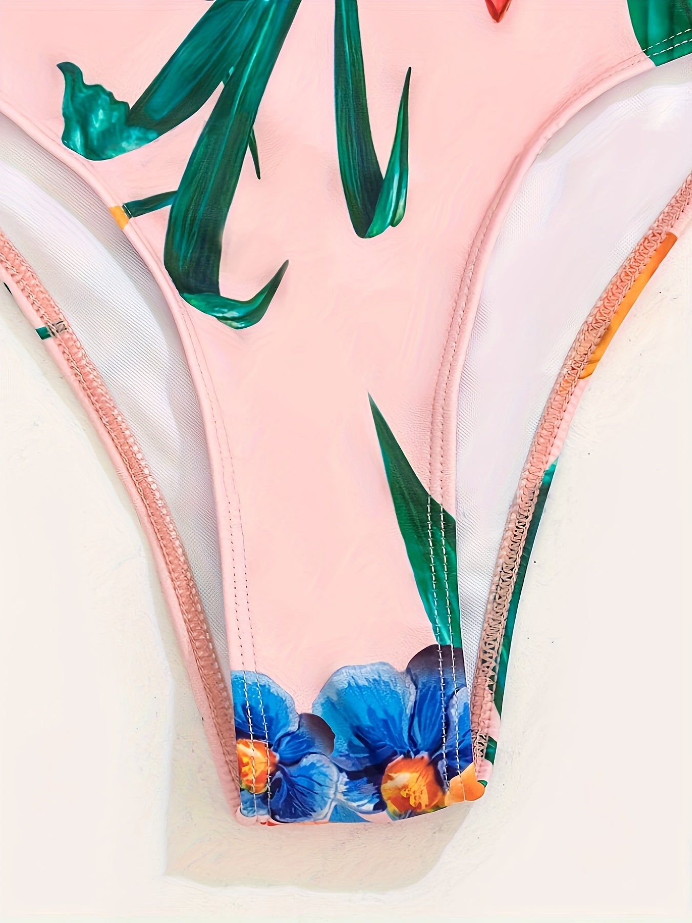 3 Piece Floral Print Ruffled Knot Front Bikini Set - Women's Swimwear & Clothing - Sets with Cover Up Skirt, Adjustable Straps, and Comfortable Fabric