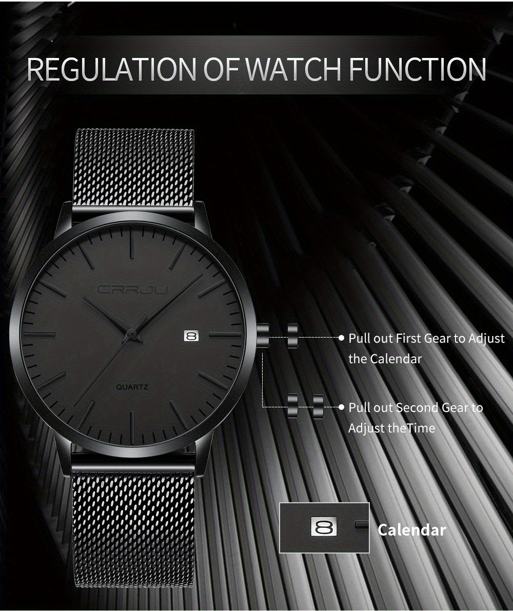 Men's Slim Quartz Watch