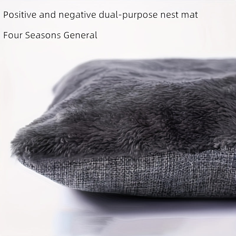 1pc Cozy Semi-enclosed Cat Bed - Dogs Pet Tent Cave For Comfortable Sleeping And Nesting