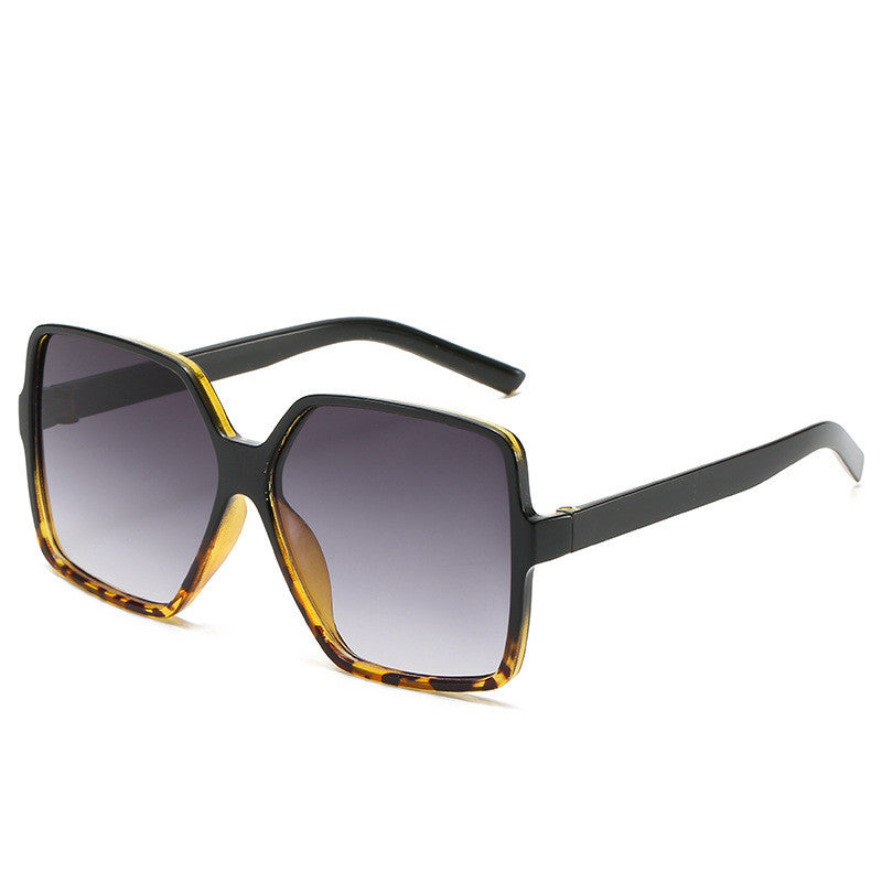 Fashion Women Oversize Sunglasses Gradient Lens Plastic Big Frame For Driving Travel
