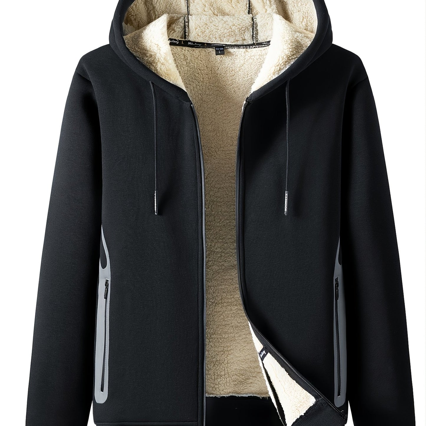 Men's Fleece Hooded Jacket
