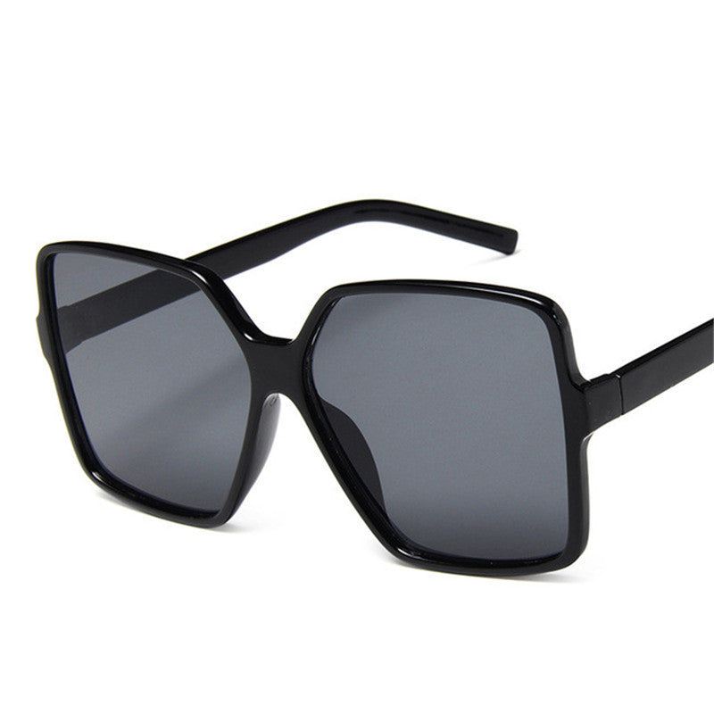 Fashion Women Oversize Sunglasses Gradient Lens Plastic Big Frame For Driving Travel