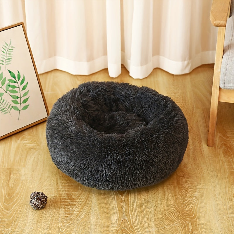 Pet Cat Nest, Solid Color Plush Cat Nest, Cat Mat, Suitable For Dogs And Cats Indoor Use