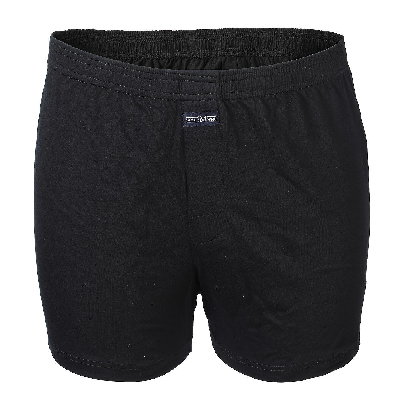 Men's Cotton Home Loose High Waist Deep Crotch Underwear Pajama Pants