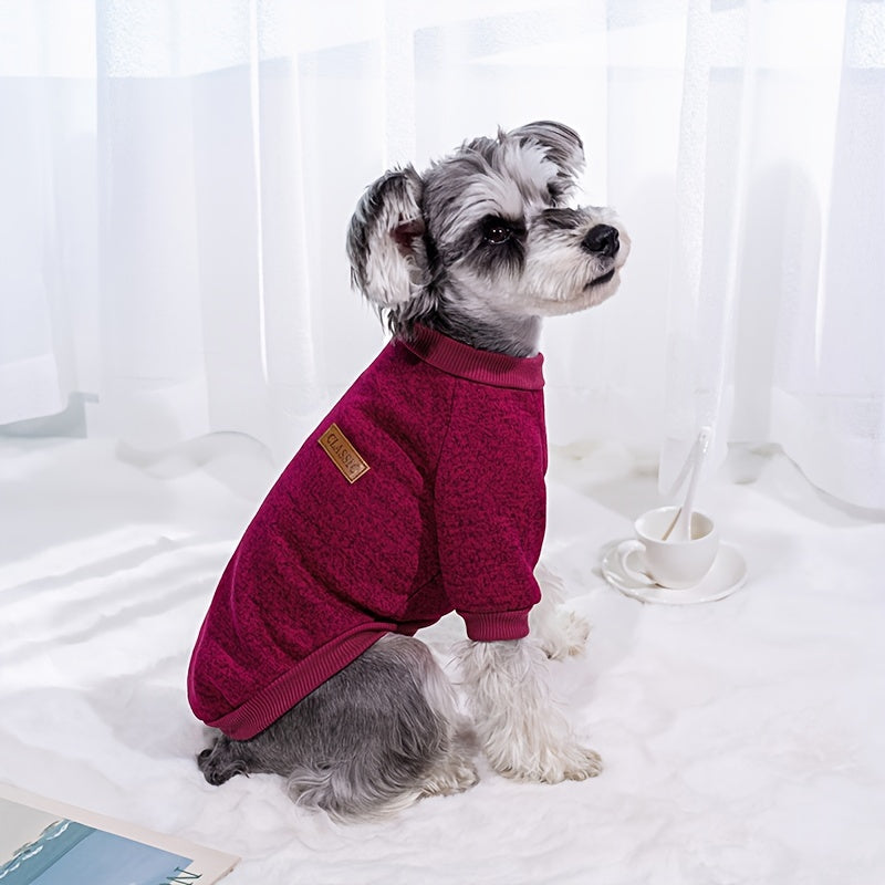 Soft Dog Sweater, Spring Dog Warm Clothing Puppy Sweatshirt For Cold Weather Small Dogs Clothes