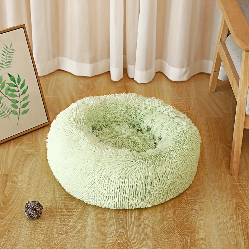 Pet Cat Nest, Solid Color Plush Cat Nest, Cat Mat, Suitable For Dogs And Cats Indoor Use