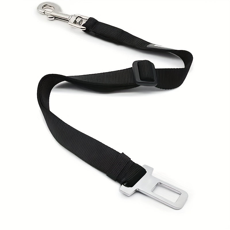 Retractable Pet Safety Seat Belt - 1pc Dog & Cat Car Travel