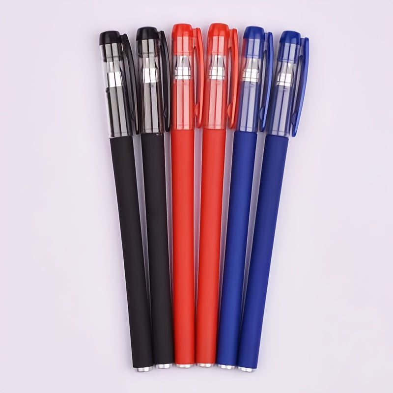 10-Piece Gel Pen Set: Perfect For Students, Exams, Office & School - Red, Black, Water & Carbon Pens!