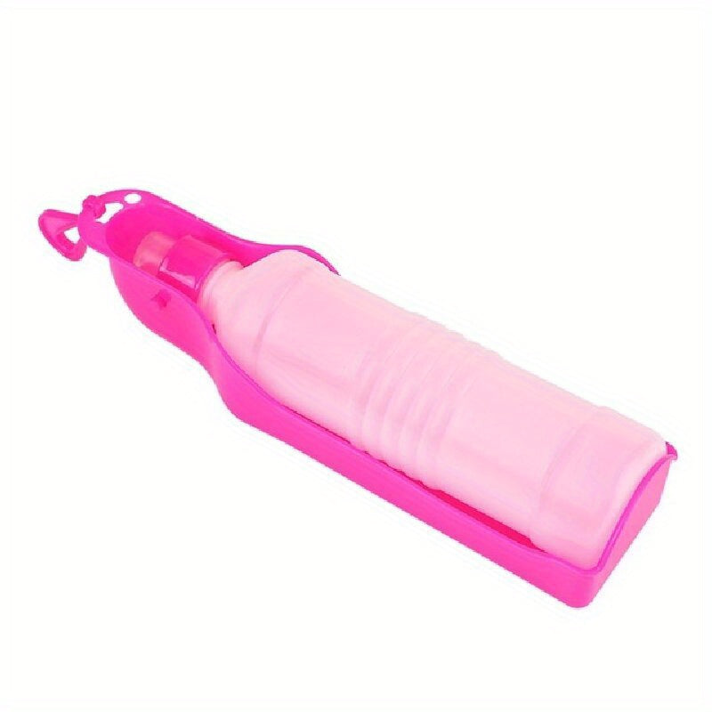 250ml/500ml Foldable Water Bottle For Dogs, Portable Plastic Water Dispenser Outdoor Dog Water Feeder