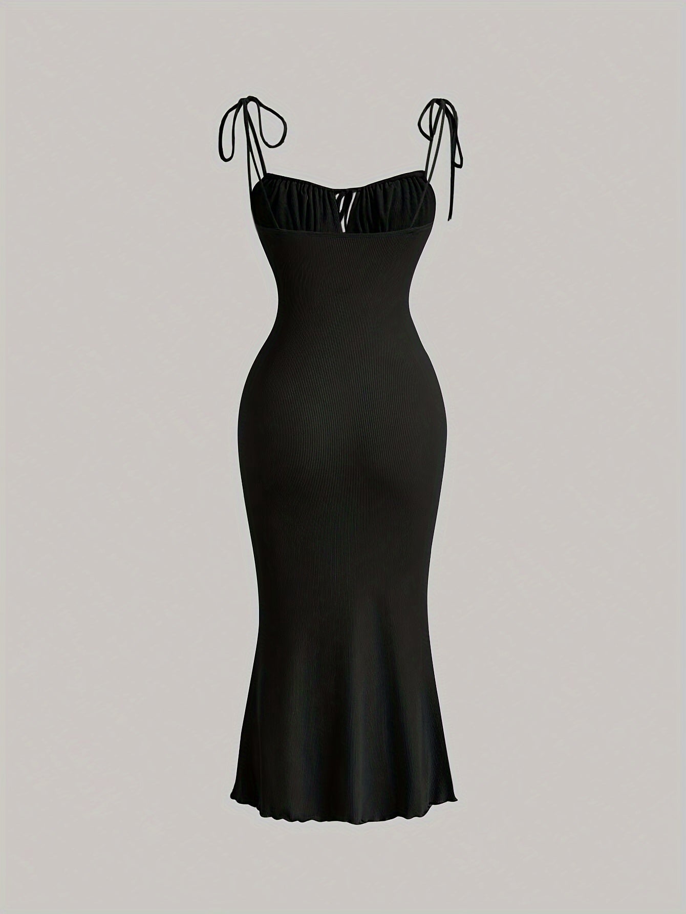 Lace Up Cut Out Ruched Dress