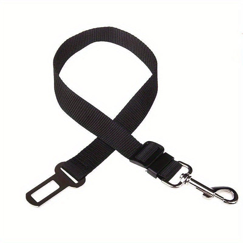 Retractable Pet Safety Seat Belt - 1pc Dog & Cat Car Travel
