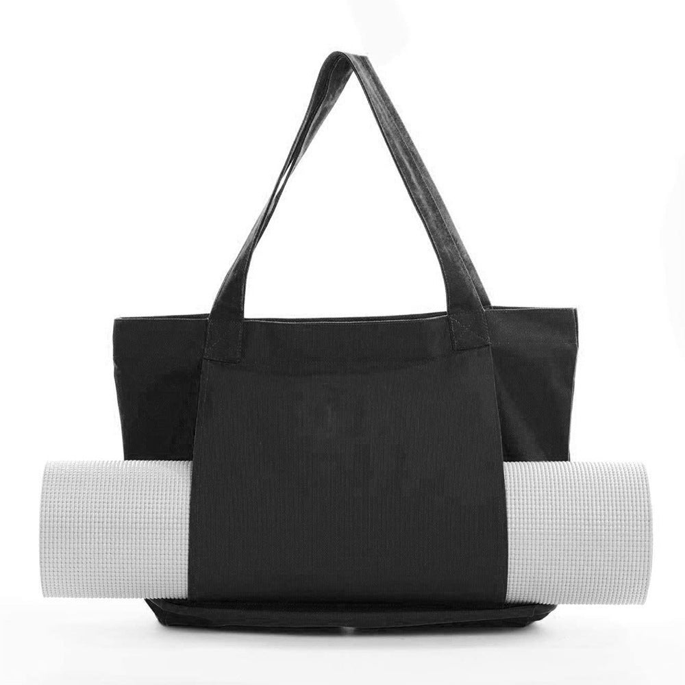 Yoga Pilates Mat Bag Canvas Handbag Outdoor Exercise Equipment Travel Yoga Mat Shoulder Bag