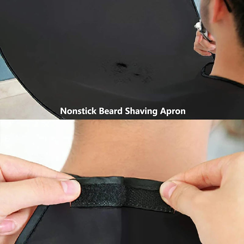 Man Bathroom Apron Male Beard Apron Razor Holder Hair Shave Beard Catcher Waterp