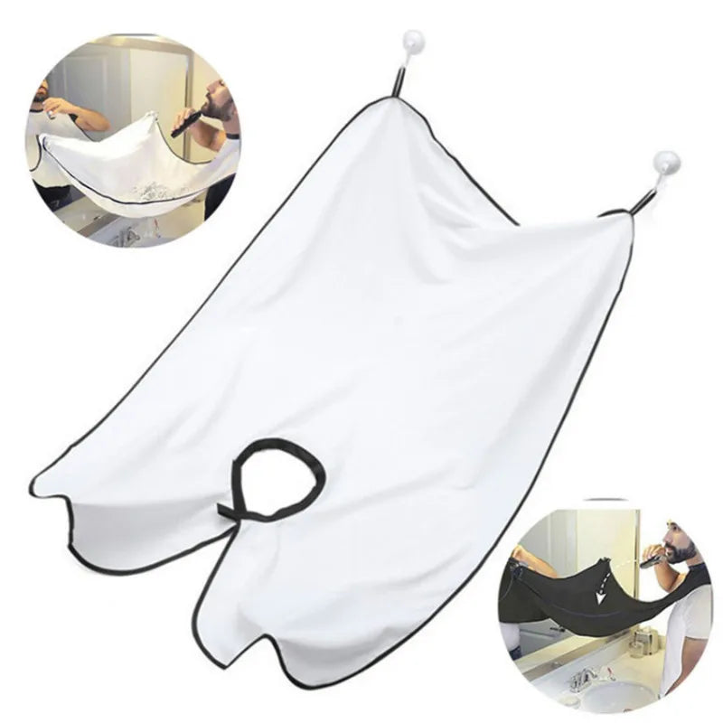 Man Bathroom Apron Male Beard Apron Razor Holder Hair Shave Beard Catcher Waterp