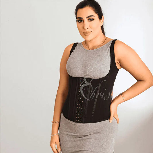 Waist and Back Sculpting Corset with 17 Inner Supports Lined with Hot Women Firm Tummy Control Body Shapers Slimming Full Slip