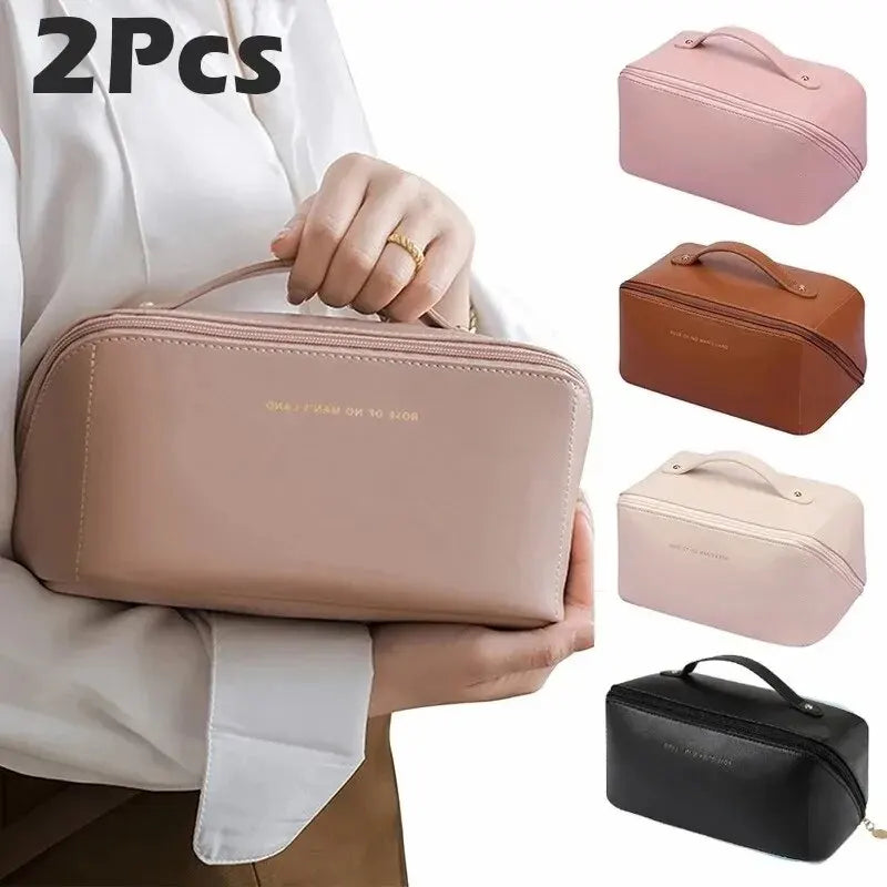 1/2Pcs Cosmetics Storage Kit Large Capacity Travel Toiletry Bag Makeup Bag Ins A