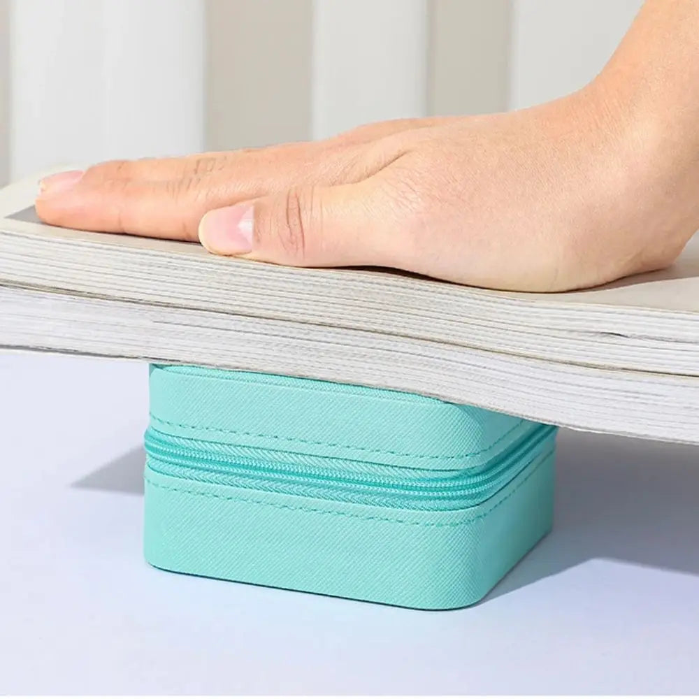 Mini Jewelry Storage Box Home Travel Earrings Necklace Storage Case Women Ring O