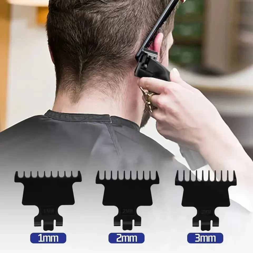 Kemei Men's Cordless Hair Clipper USB Rechargeable Electric Hair Clipper km032 T