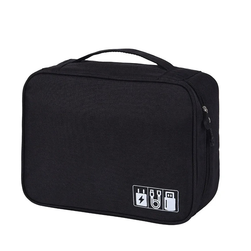 Cable Storage Bag Waterproof Digital Electronic Organizer USB Data Line Charger