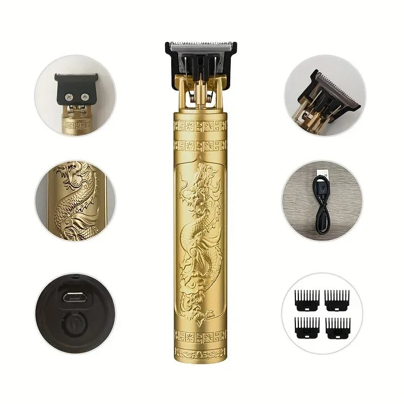 Vintage T9 Electric Hair Cutting Machine Hair Clipper Professional Men Shaver Re