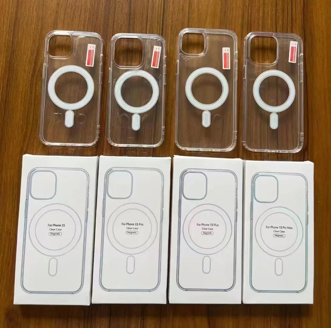 Original Luxury Magsafe Wireless Charging Case iPhone 16 15 14 13 12 11 Pro Max