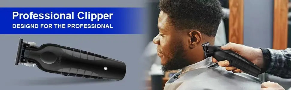 Kemei Men's Cordless Hair Clipper USB Rechargeable Electric Hair Clipper km032 T