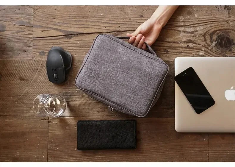 Cable Storage Bag Waterproof Digital Electronic Organizer USB Data Line Charger