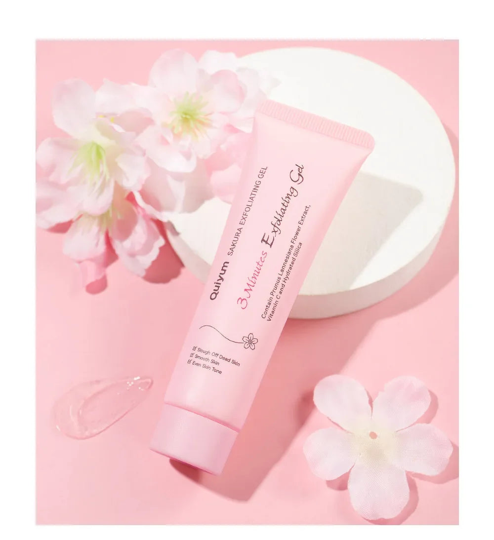Sakura Exfoliating Peeling Gel Facial Scrub Moisturizing Nourishing Repair Scrubs Face Cream Beauty Skin Care