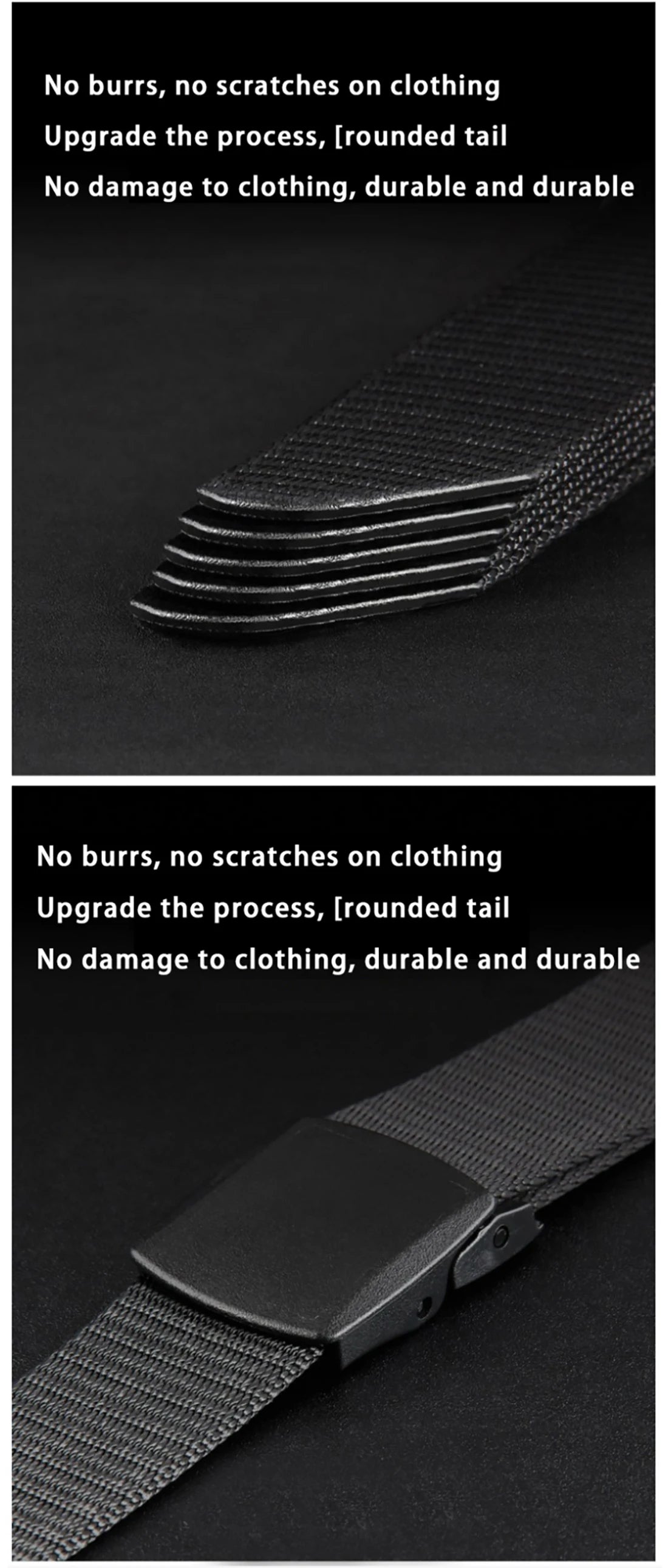 Men's Belt Outdoor Casual Canvas Belt Metal Free Training Nylon Tactical Belt Wi