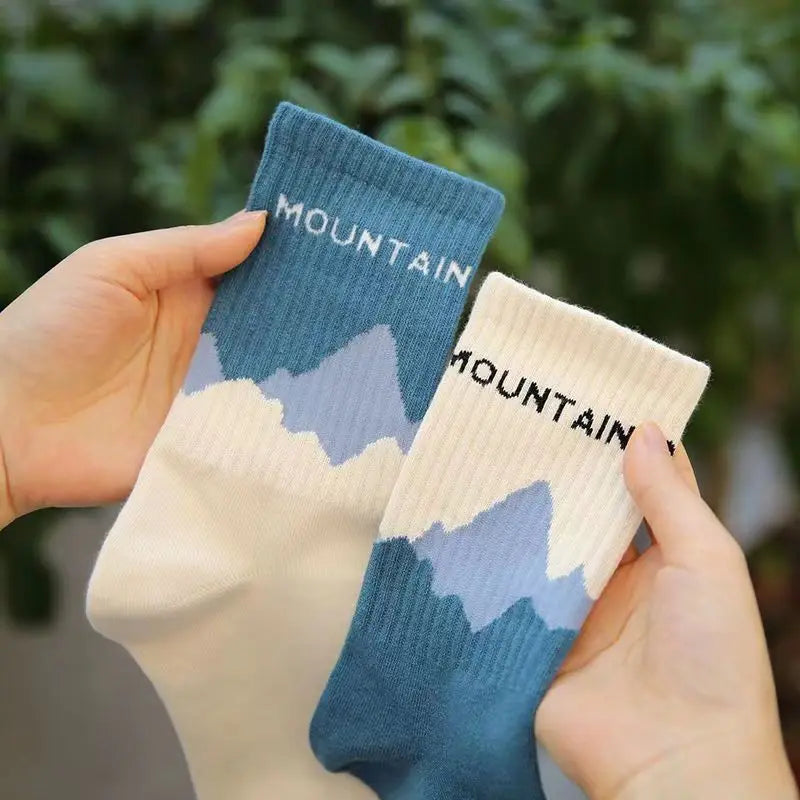 4 Pairs Of Fashionable And Soft AB Socks, Comfortable And Breathable Men's And W