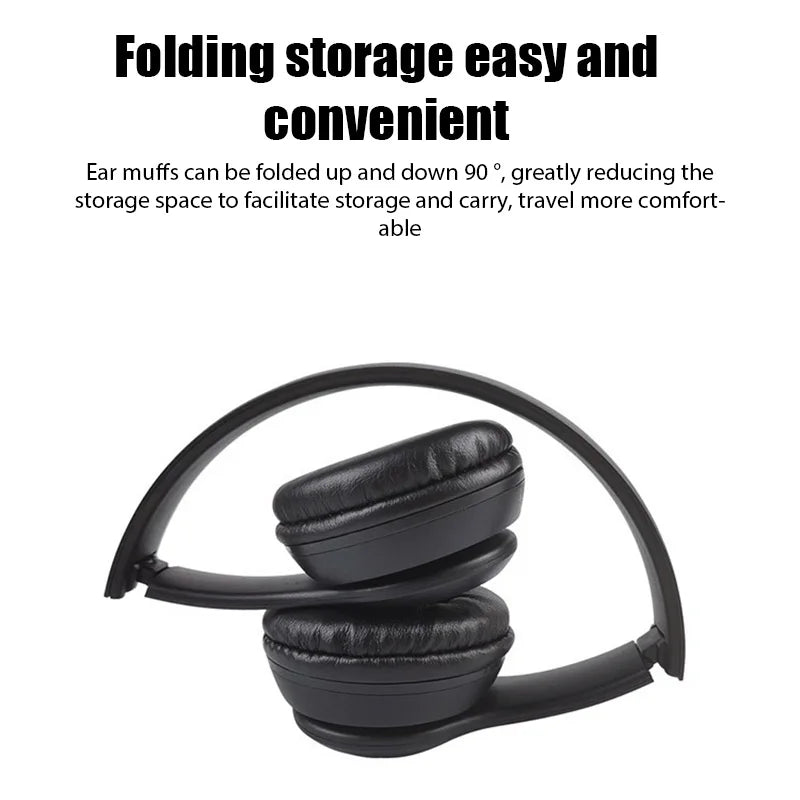 P47 Wireless bluetooth headphone With Mic Noise Cancelling Headsets Stereo Sound