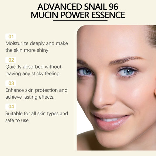 Snail 96 Mucin Power Essence Fading Fine Lines Moisturizing Lifting Firming Smoothing Nourishin Brightening Skin Care