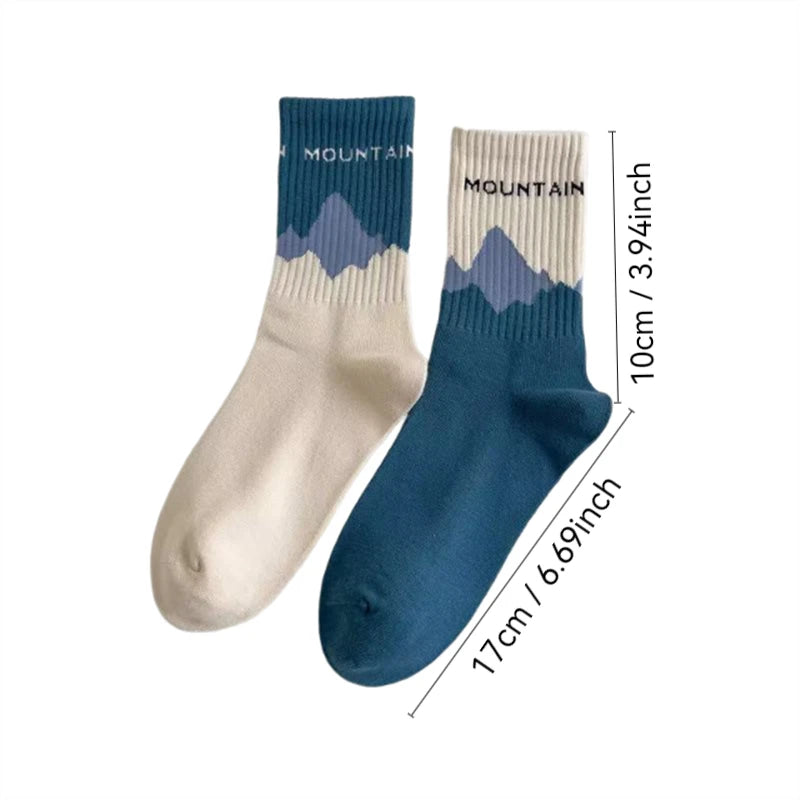 4 Pairs Of Fashionable And Soft AB Socks, Comfortable And Breathable Men's And W