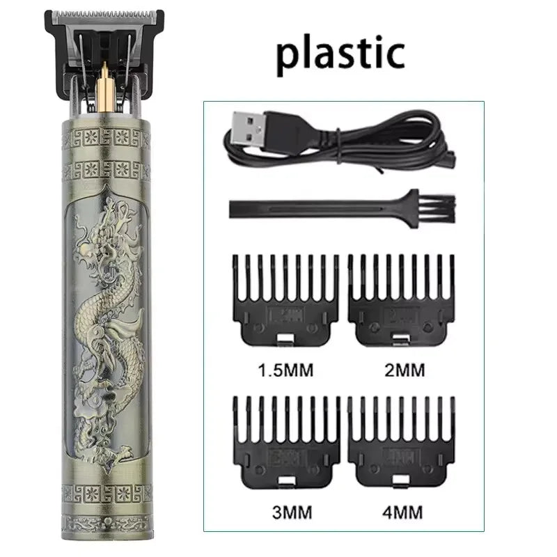 Vintage T9 Electric Hair Cutting Machine Hair Clipper Professional Men Shaver Re