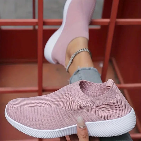 Summer Fashion Women Shoes Soft Outdoor Sneakers Lightweight Comfortable Women Slip On Ladies Loafers Walking Shoes For Woman