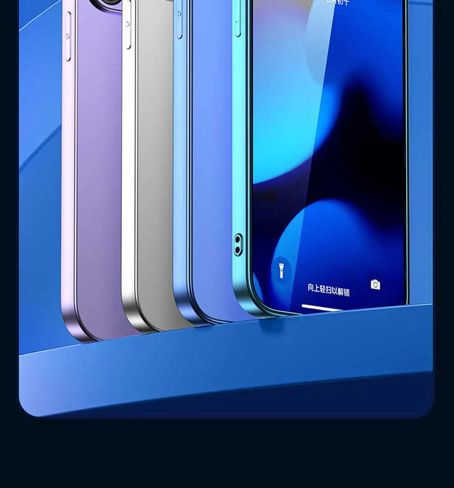 4PCS Tempered Glass for iPhone 11 12 13 14 15 16 Pro XR X XS Max 12 13 Mini 7 8 Plus Glass