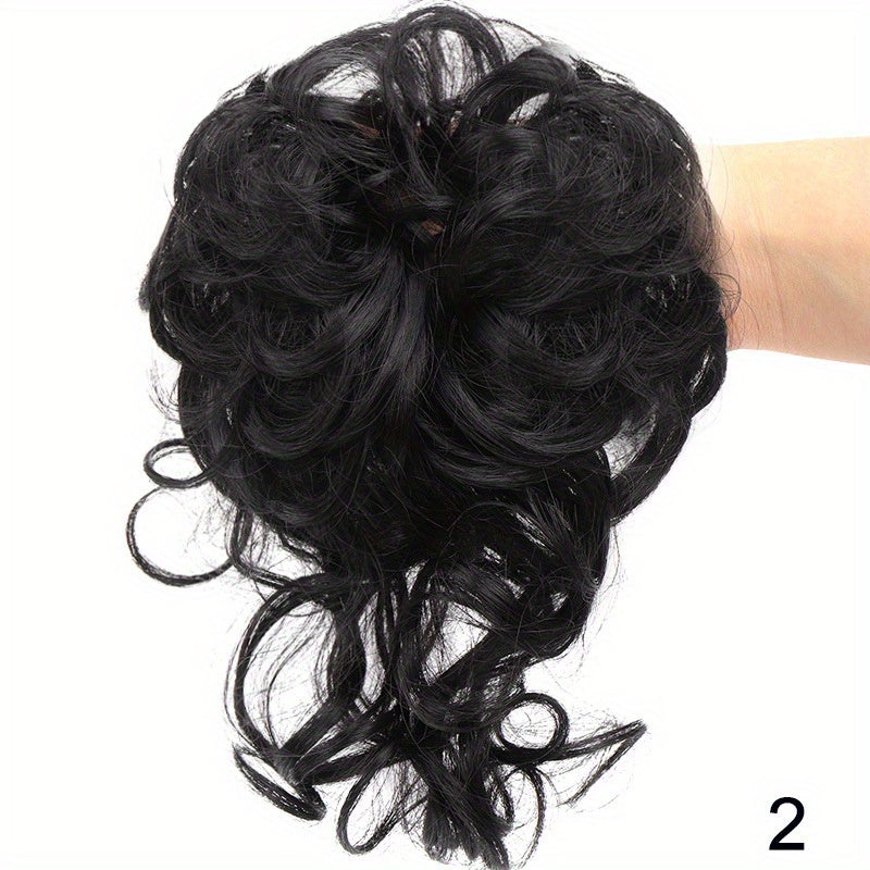 Easy-Attach Curly Bun Scrunchie