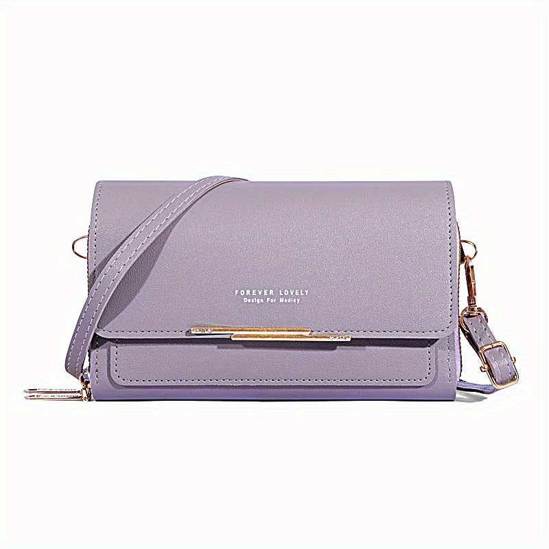 Women's Small Messenger Shoulder Bag Mobile Phone Bag Card Holder Wallet Handbag