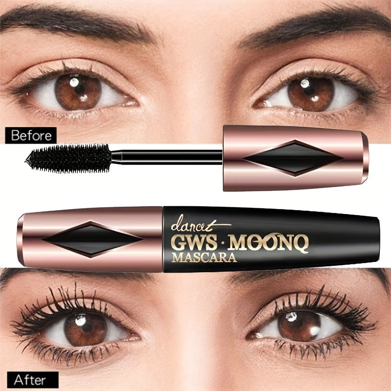 3D Fiber Mascara, Long Black Volumizing Eyelash Extension, Waterproof Eye Makeup Tool