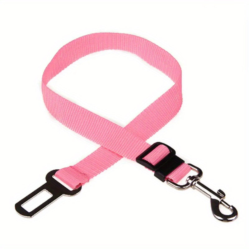 Retractable Pet Safety Seat Belt - 1pc Dog & Cat Car Travel