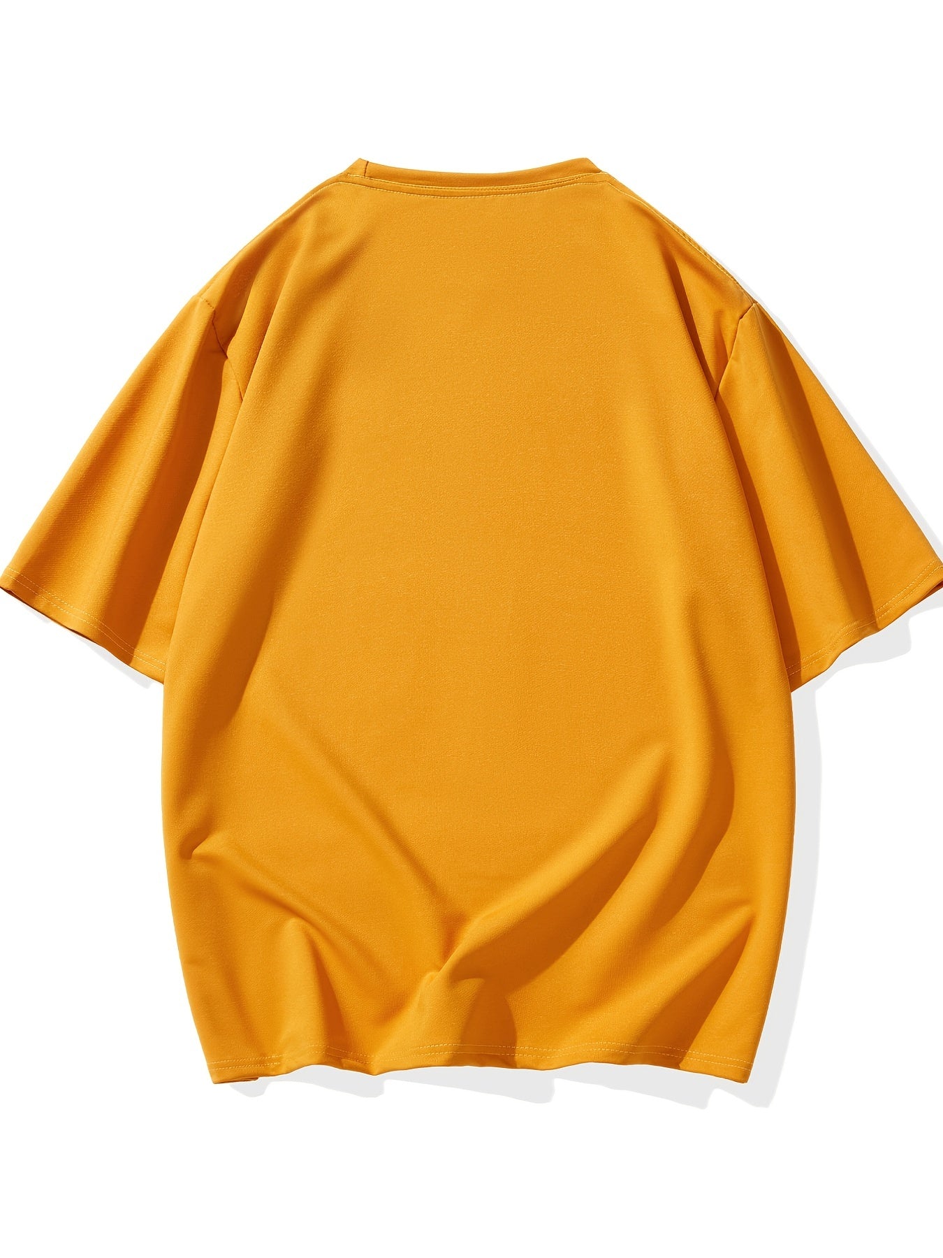 Men's Plus Size 'You are offline...' Print Stretch T-shirt, Oversized Short Sleeve Tops For Spring Summer, Causal Loose Clothing For Big And Tall Guys