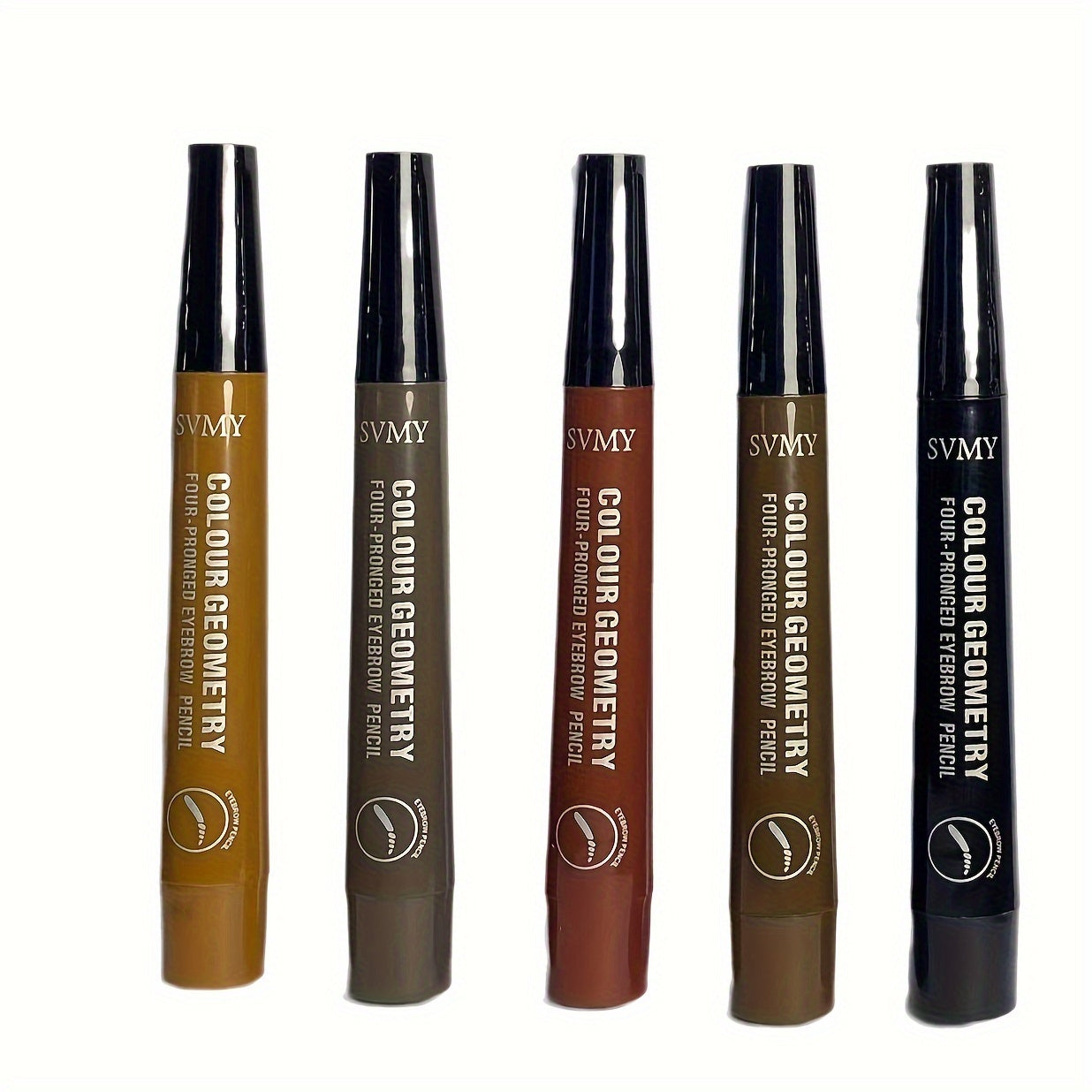 Long-lasting Smooth 4 Split Head Liquid Eyebrow Pencil, Natural And Wild Eyebrow Pencil, Waterproof And Shaping Eyebrow Makeup Tool