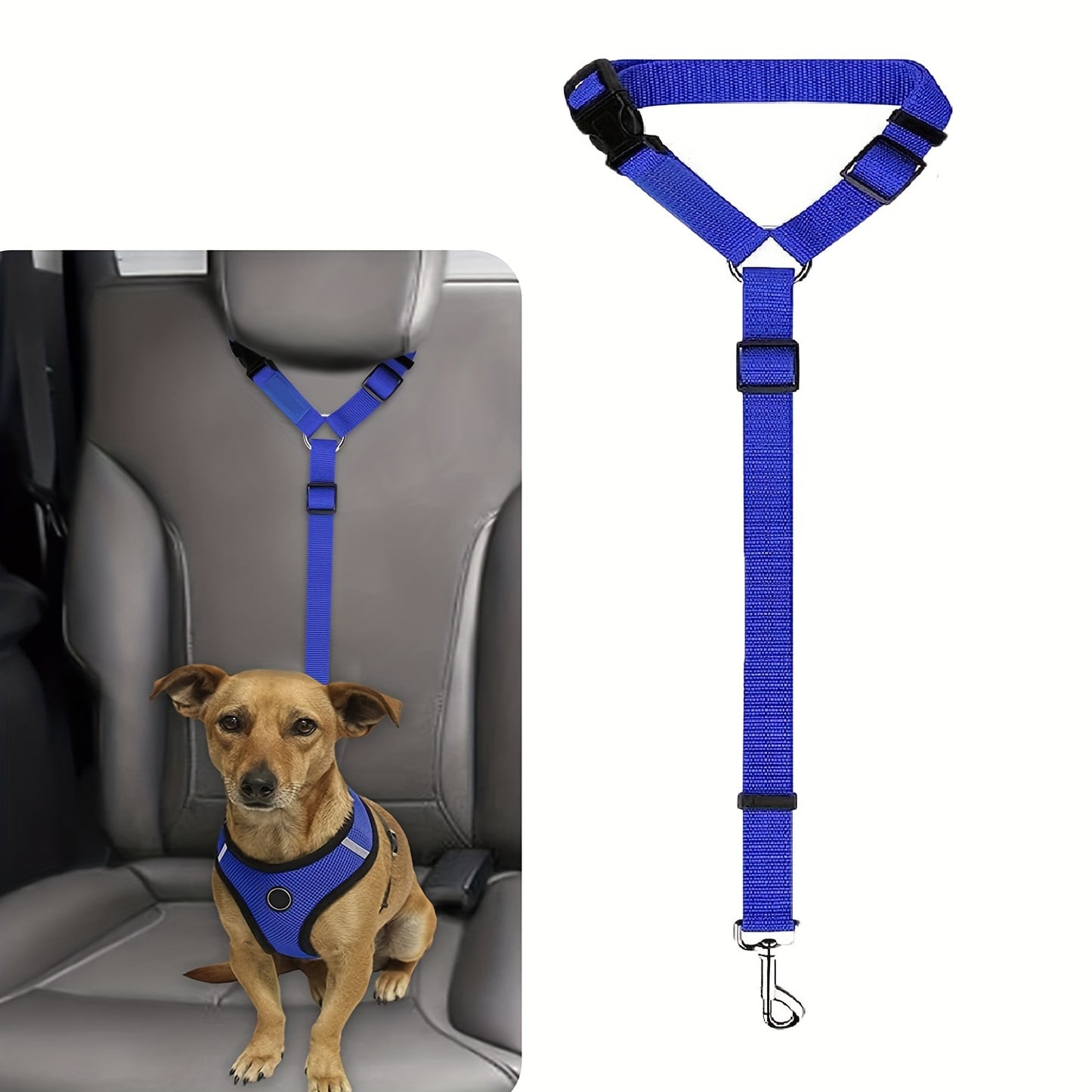 Secure Pet Car Tether Safety Leash - 1pc Dog Seat Belt Vehicle - Dog Seatbelt Bu