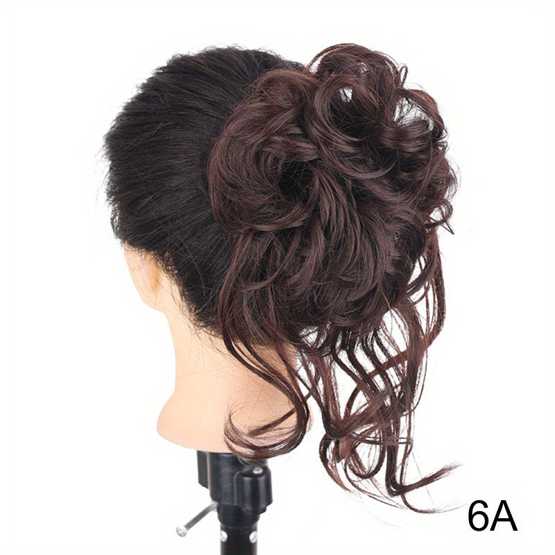 Easy-Attach Curly Bun Scrunchie