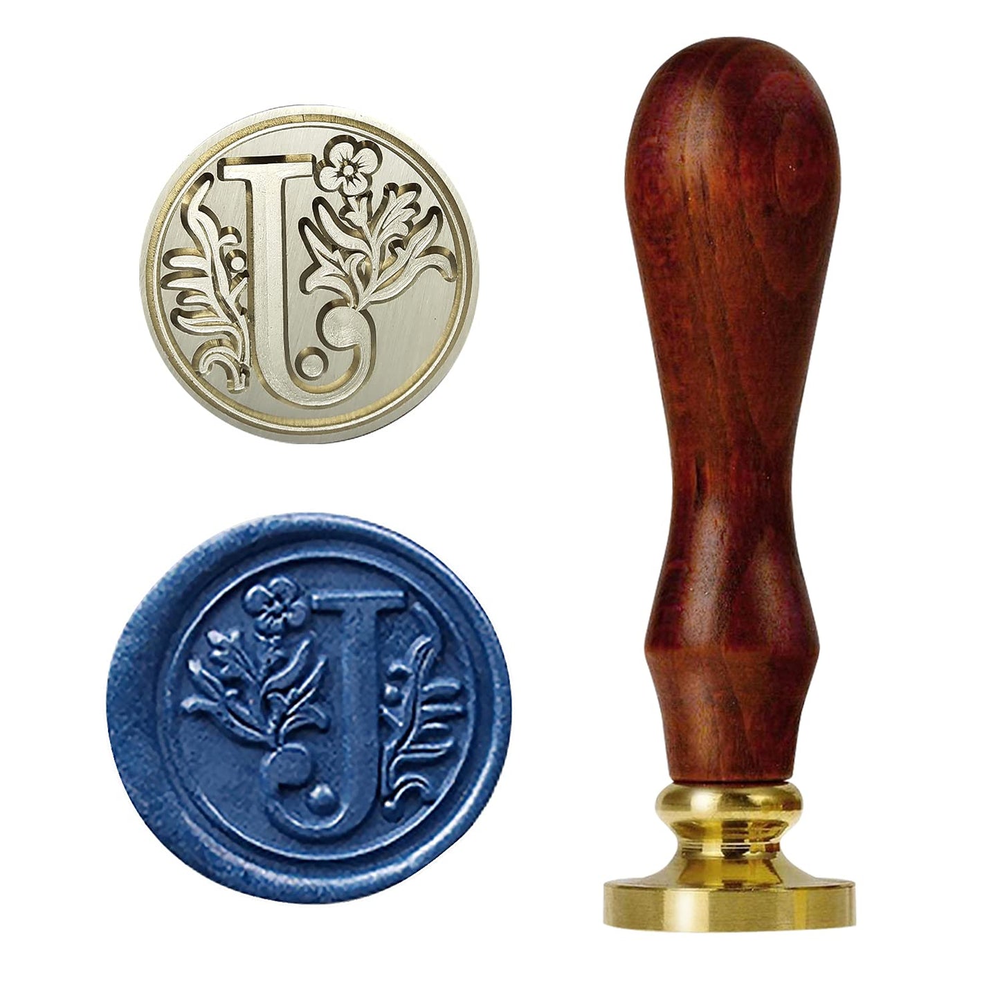 1pc Letter A-M Wax Seal Stamp Vintage Retro